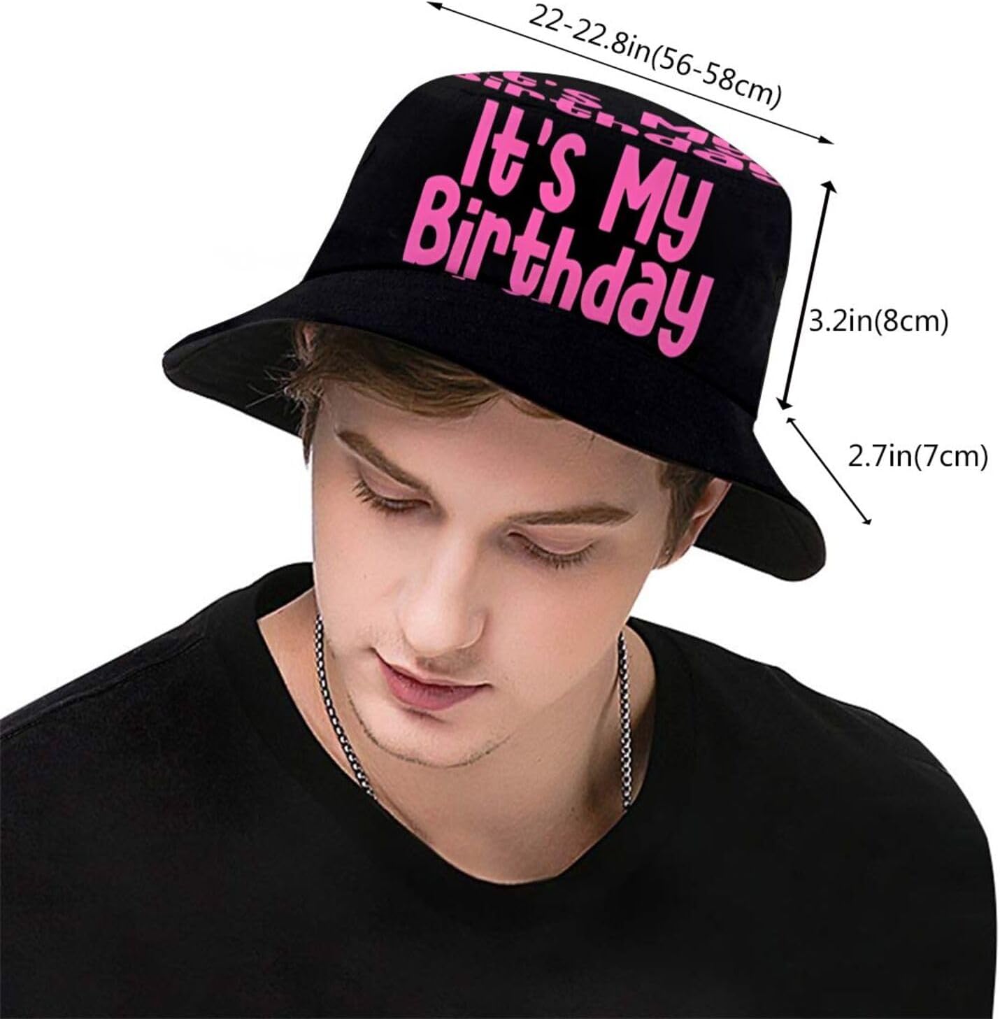 Sombrero pescador con texto It's My Birthday para hombre
