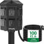 Regleta exterior 100pies 6 enchufes con estaca 15A