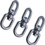 3 Ganchos Acero Inox M8 Doble Extremo Colgador Plantas Hamaca