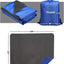 Manta estadio impermeable con capucha deportes azul