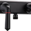 Grifo ducha autocaravana 4" doble palanca frío/calor negro