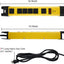 Protector sobretensiones regleta 6 salidas 15A 25pies metal
