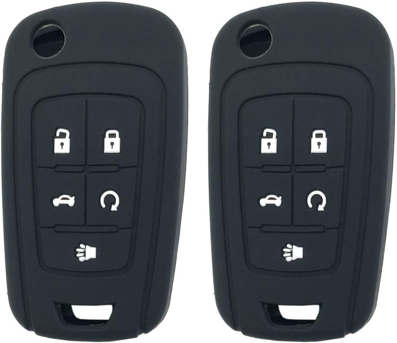 Funda silicona llavero 5 botones para Chevy Camaro Cruze