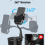 Soporte teléfono 2en1 con portavasos ajustable 360°