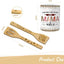 Juego utensilios cocina mamá soporte 6 cucharas madera