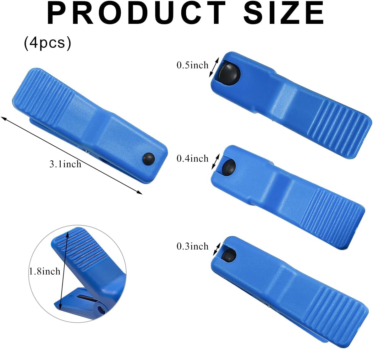 Set 4 tapones línea fluido 1/2 3/8 5/16"