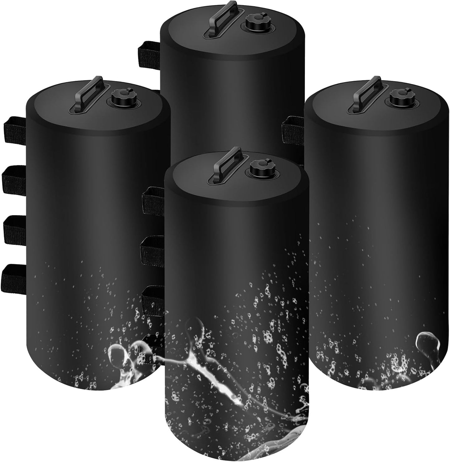 Set 4 pesas toldo 220lb bolsas arena negro