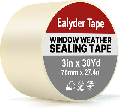 Cinta sellado transparente 3pulg x30yardas para ventanas