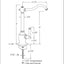 Grifo dispensador agua fría victoriano 9pulg níquel satinado