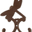 Set 2 Ganchos Hierro Fundido Decorativos