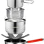 Set 4-6 Pzas Ollas Acero Inox 304 para Camping
