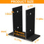 Base poste ajustable 6x6pulg acero soporte anclaje