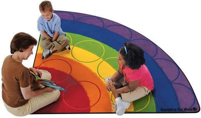 Alfombra asiento aula 6ft esquina multicolor