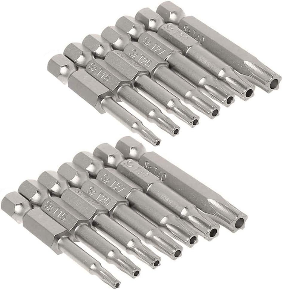 Juego 14 Puntas Torx de Seguridad 1.969in