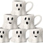 6 Tazas Cerámica Halloween 11oz para Café Té Chocolate