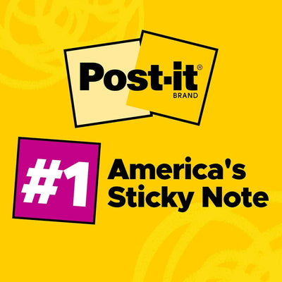 Post-it Notas 3x3" Poptimist colores brillantes