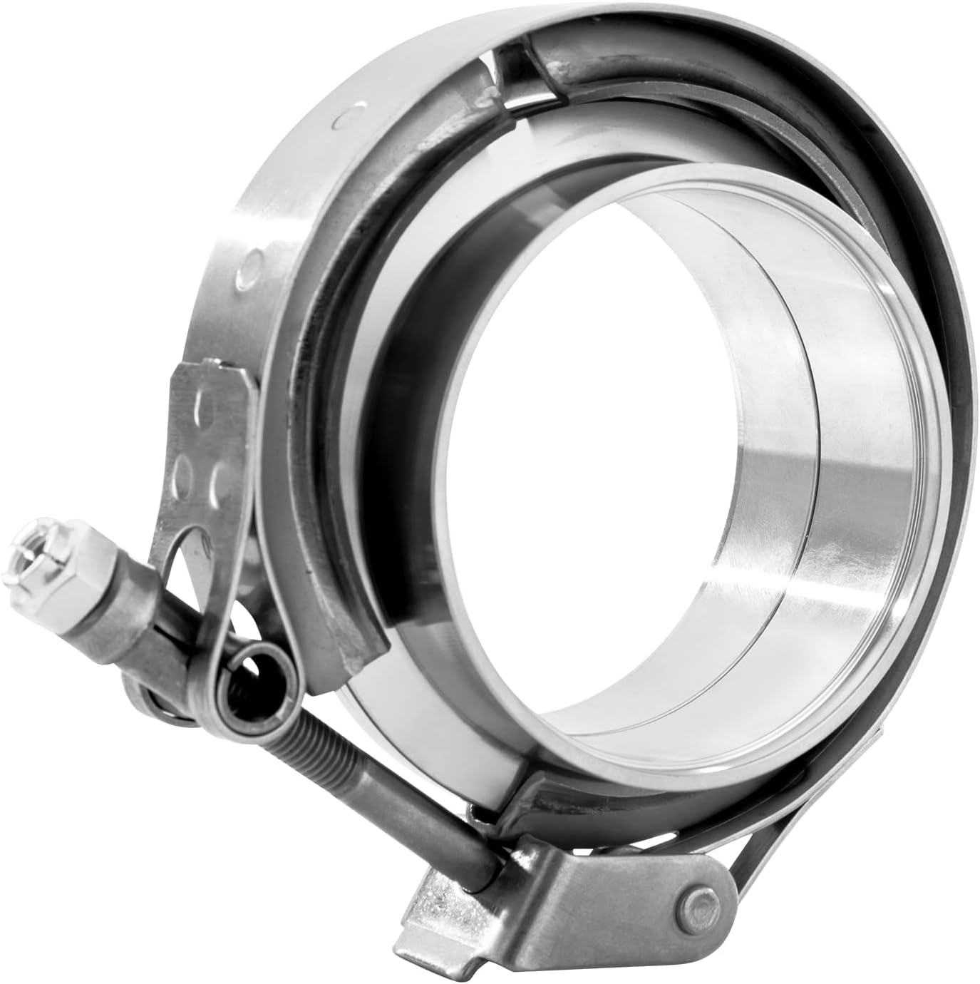 Banda abrazadera 2.5" acero inox 304 liberación rápida