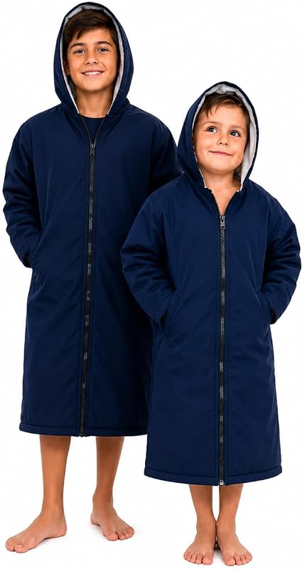 Parka natación impermeable forro polar piscina aire libre