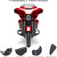 Deflectores viento horquilla HD Street Glide FLHT FLHR negro