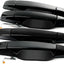 4 Manijas Negras Puerta Chevy Silverado 07-14 GMC Sierra