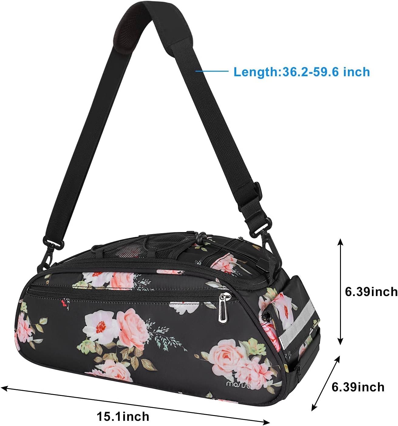 Bolsa maletero bicicleta impermeable para asiento trasero