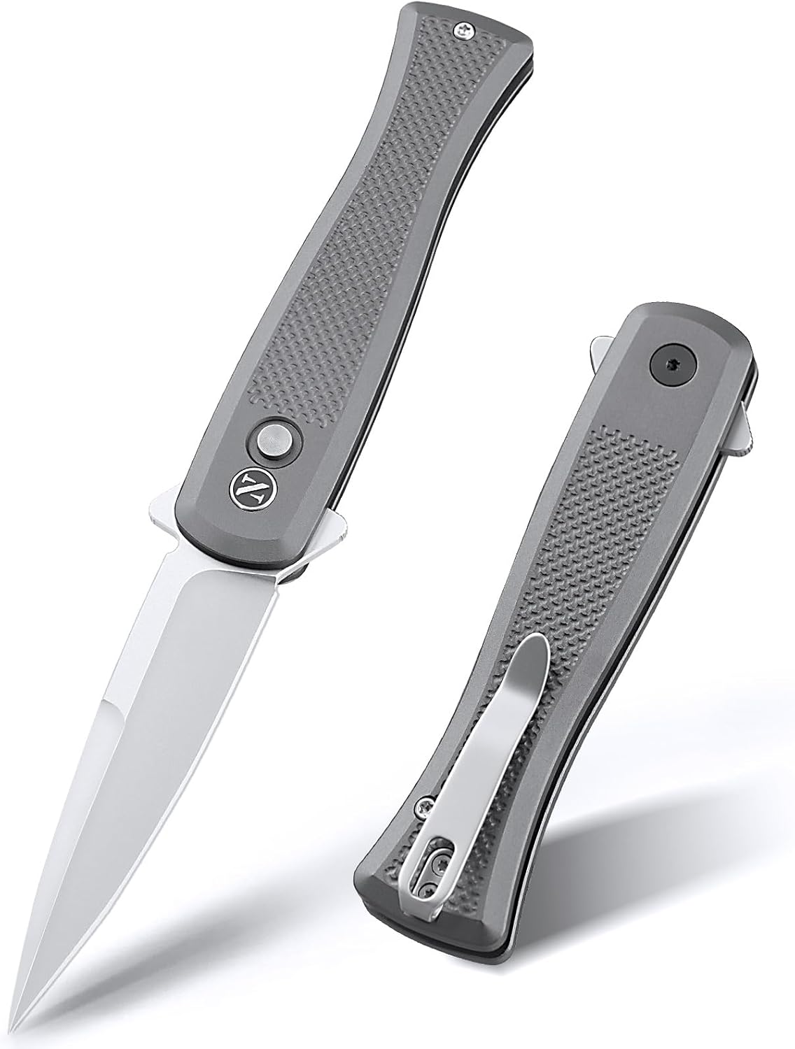 Cuchillo plegable Mermaid II acero 14c28n botón aluminio