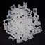 Pack 100 bases brida cables tipo silla 0.6pulg