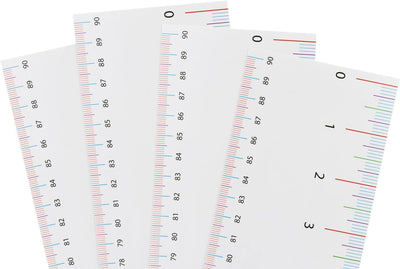 Regla papel varillas 36pulg aula STEM paquete 24