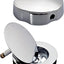 Ajuste estilo europeo residuos baño cromo D50TE-26