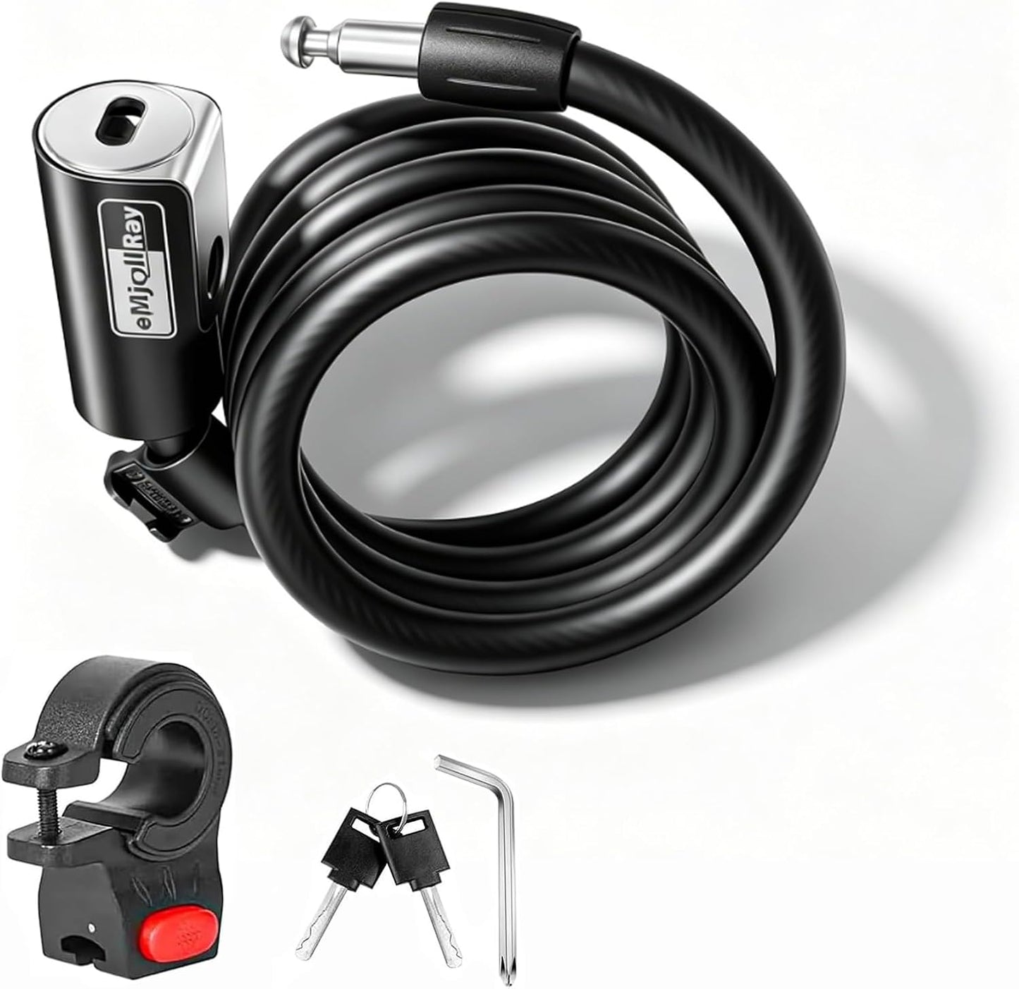 Bloqueo scooter 4ft antirrobo con soporte para bicicleta
