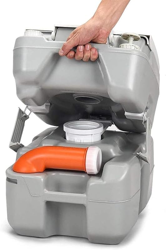 Inodoro portátil camping 5.3gal con tanque dividido