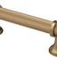 10 Tiradores Gabinete Bronce Champán 3" Centros Moleteados