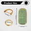 Funda llavero Jeep TPU suave comp llave 3-5 botones verde