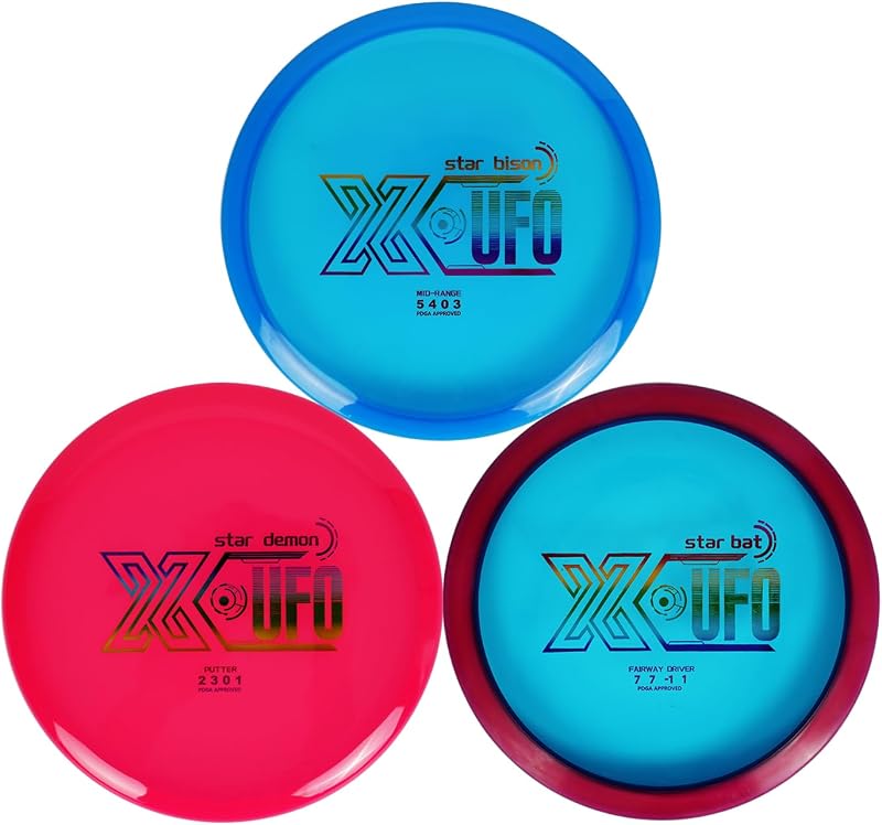 Set 3 Pzas Disc Golf Profesional para Principiantes 6oz