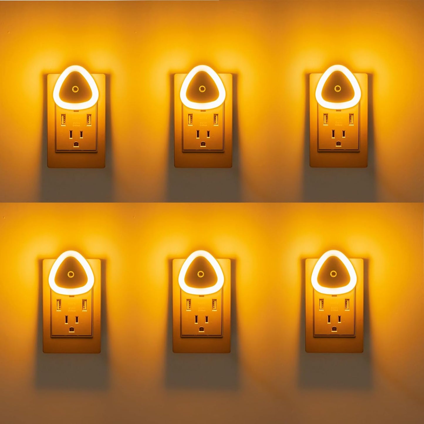 Lámpara led nocturna sensor amanecer para niños