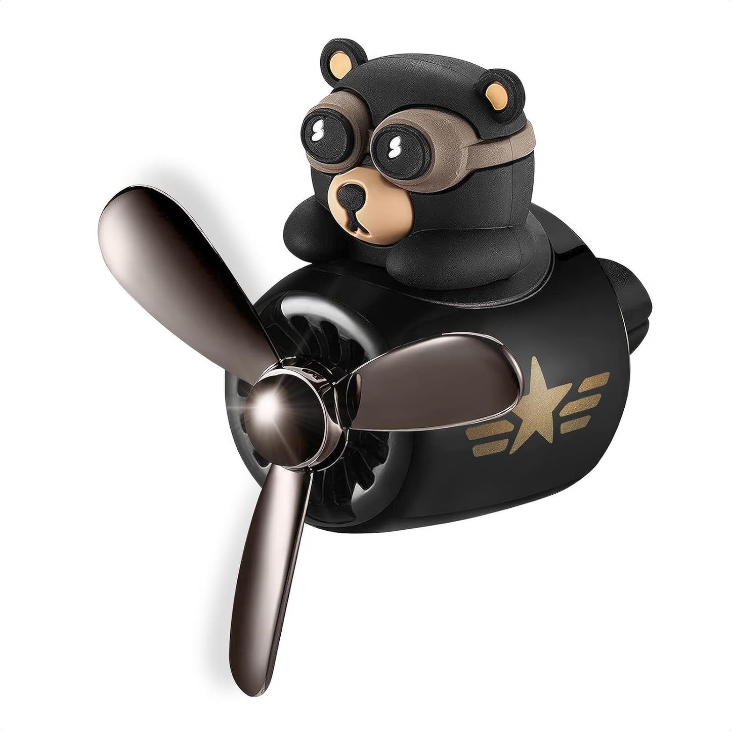 Clip ventilación coche Bear Pilot hélice 2.1x2.5pulg