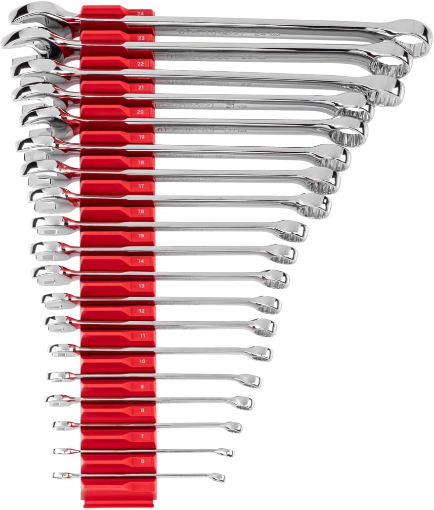 Set llaves combinadas 19 pzas 6-24mm con organiz.