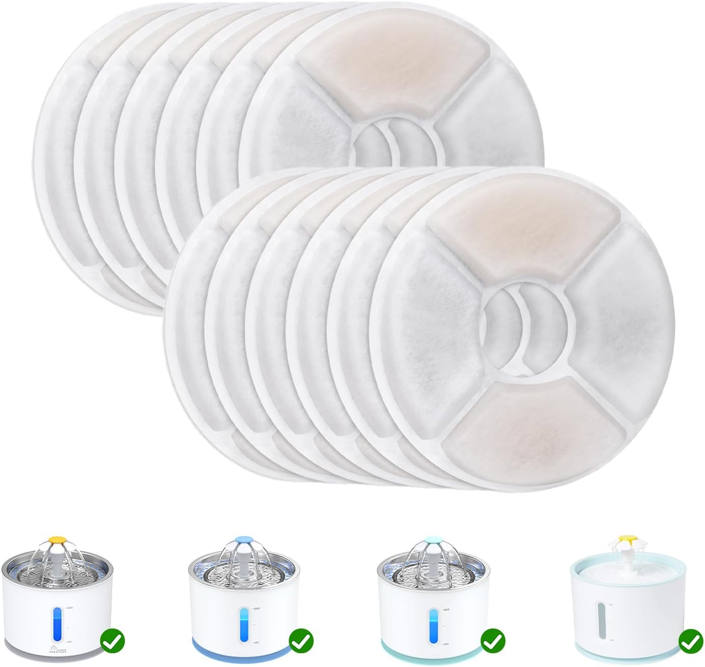 Filtro repuesto para fuente agua gato 81oz acero inox