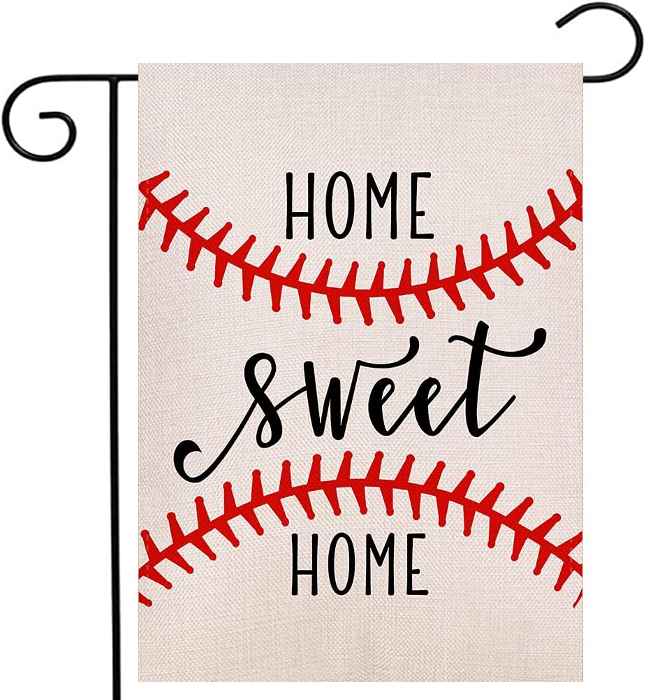 Bandera béisbol 12.5x18pulg vertical doble cara decoración exterior