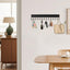 Portallaves pared 28 ganchos 14.6" resistente oxido