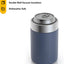 Enfriador latas acero inox doble pared 12oz azul