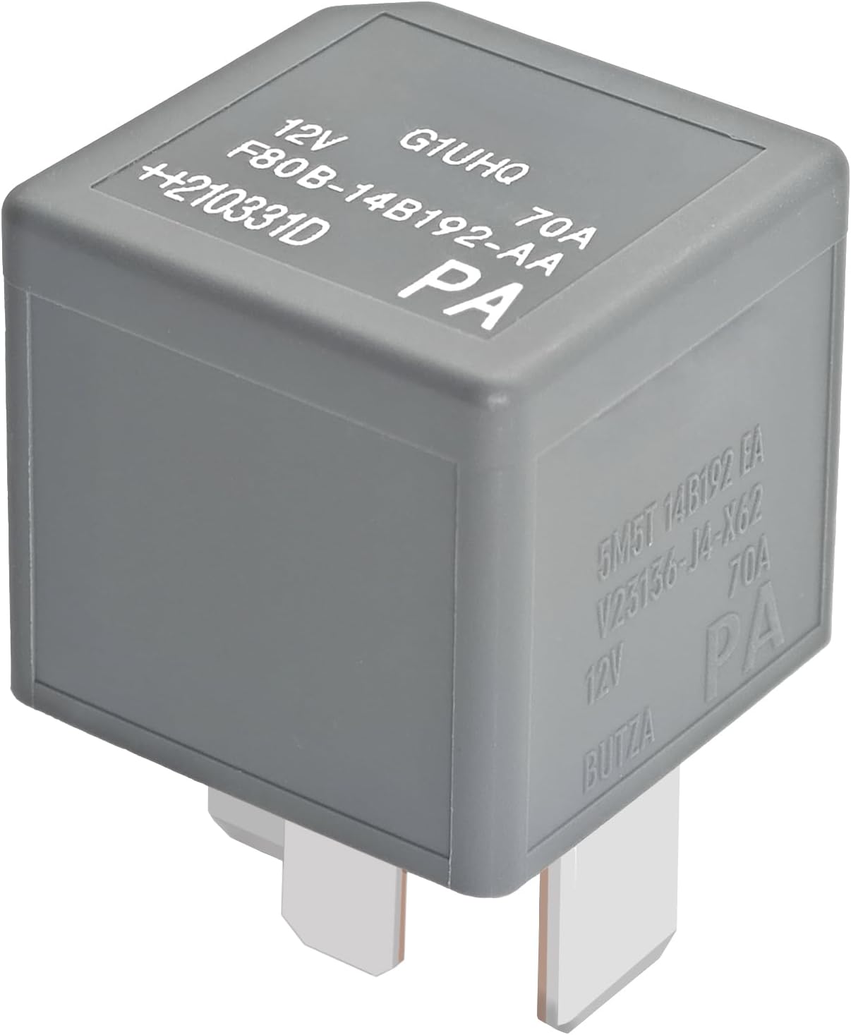 Relé potencia automotriz 12VDC 70A 4 pines comp