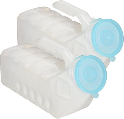 Orinal para hombre 33.8oz pack 2 tapa brillante a prueba de fugas