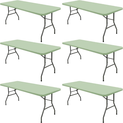 6 Pzas Fundas Elásticas Mesa Picnic 8ft Impermeables