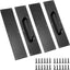 Set 2 Tiradores Acero Inox 16pulg Barra Puerta Resistente