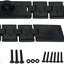 Cerrojo seguridad oculto 9" negro set 2