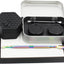 Cera silicona kit contenedor negro 5.2" con alfombrilla