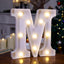 Letrero LED con letras iluminadas para fiestas y hogar