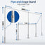 Soporte fondo ajustable 8.9x20ft metal para fiestas boda