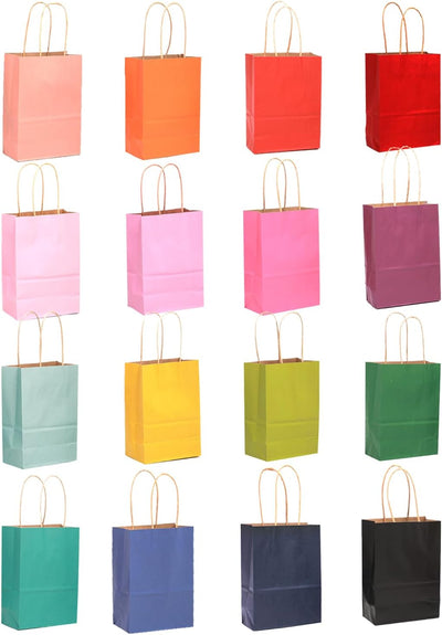 32 Bolsas Kraft Marrones Mini 6x4.5x2.5 para Dulces